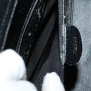 GUCCI Bamboo Hand Bag Leather Suede Black Gold 002 1186 0260 Auth ep7136-19