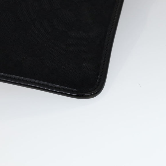 GUCCI GG Canvas Shoulder Bag Black 27639 Auth ep7170