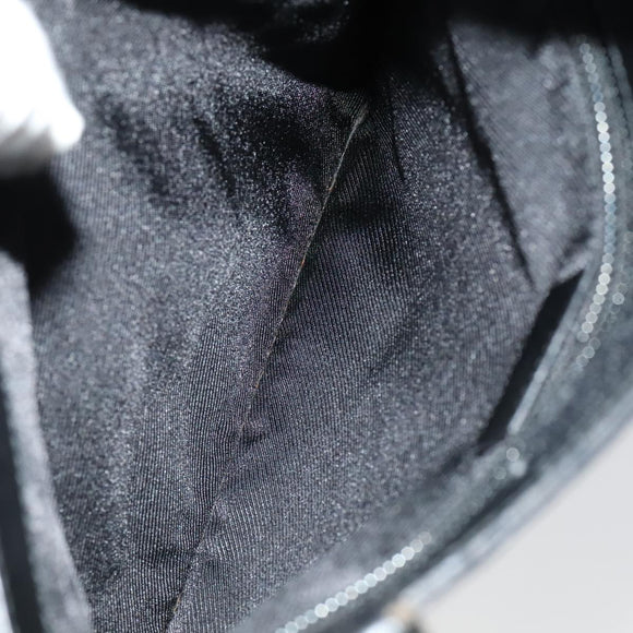 GUCCI GG Canvas Shoulder Bag Black 27639 Auth ep7170