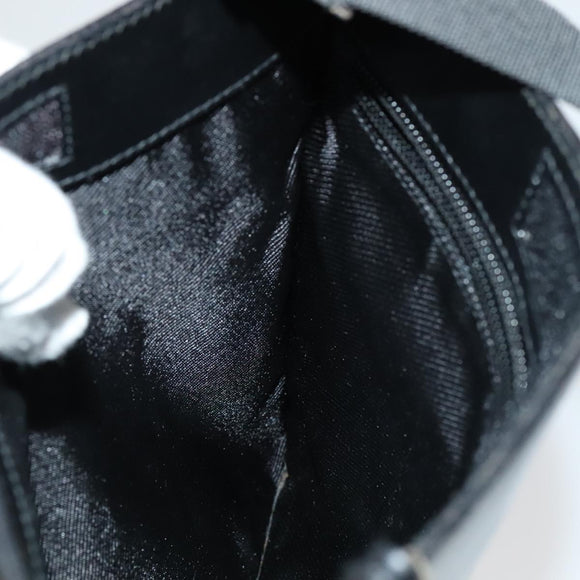 GUCCI GG Canvas Shoulder Bag Black 27639 Auth ep7170