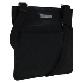 GUCCI GG Canvas Shoulder Bag Black 27639 Auth ep7170