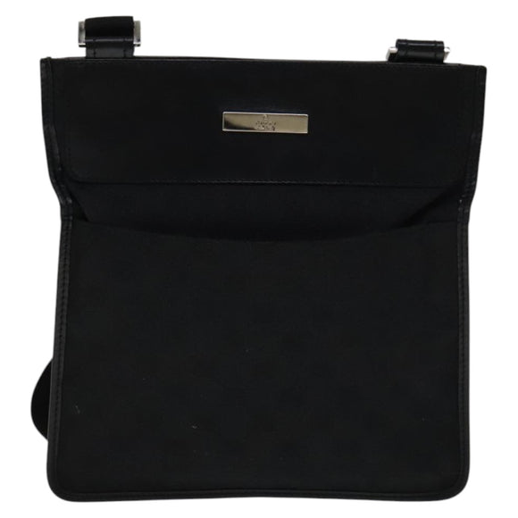 GUCCI GG Canvas Shoulder Bag Black 27639 Auth ep7170