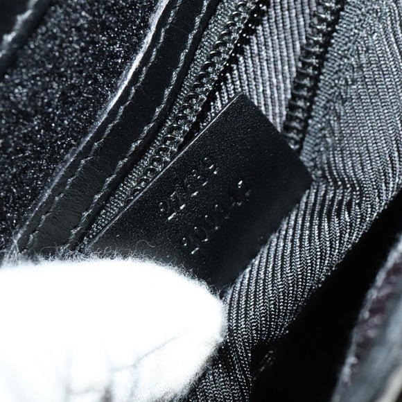 GUCCI GG Canvas Shoulder Bag Black 27639 Auth ep7170