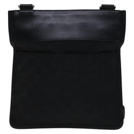 GUCCI GG Canvas Shoulder Bag Black 27639 Auth ep7170 - 0