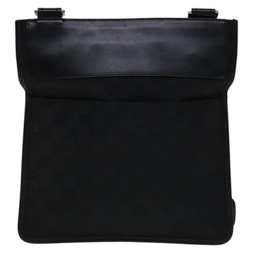 GUCCI GG Canvas Shoulder Bag Black 27639 Auth ep7170 - 0