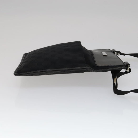 GUCCI GG Canvas Shoulder Bag Black 27639 Auth ep7170