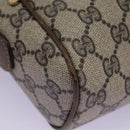 GUCCI GG Supreme Web Sherry Line Shoulder Bag PVC Beige Green Red Auth ep7185-11