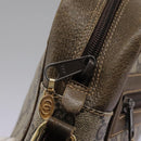 GUCCI GG Supreme Web Sherry Line Shoulder Bag PVC Beige Green Red Auth ep7185-18