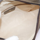 GUCCI GG Supreme Web Sherry Line Shoulder Bag PVC Beige Green Red Auth ep7185-20