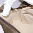 GUCCI GG Supreme Web Sherry Line Shoulder Bag PVC Beige Green Red Auth ep7185-22