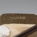 GUCCI GG Supreme Web Sherry Line Shoulder Bag PVC Beige Green Red Auth ep7185-25