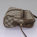 GUCCI GG Supreme Web Sherry Line Shoulder Bag PVC Beige Green Red Auth ep7185-5