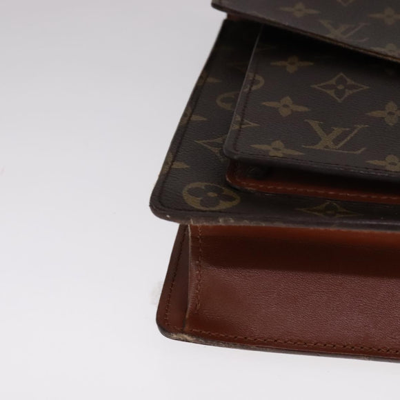 LOUIS VUITTON Monogram Monceau 28 Hand Bag M51185 LV Auth ep7197