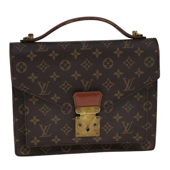 LOUIS VUITTON Monogram Monceau 28 Hand Bag M51185 LV Auth ep7197