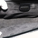 GUCCI Shoulder Bag Leather Black Auth ep7207-10