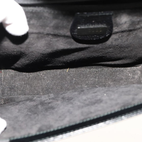 GUCCI Shoulder Bag Leather Black Auth ep7207