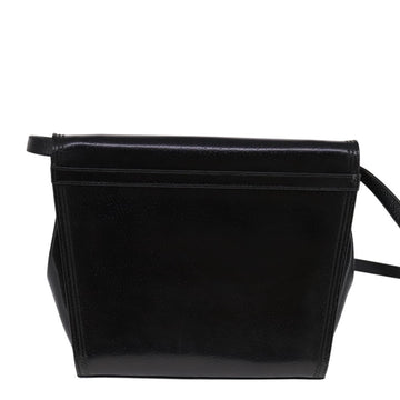 GUCCI Shoulder Bag Leather Black Auth ep7207 - 0