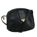 SAINT LAURENT Shoulder Bag Leather Black Auth ep7219-1