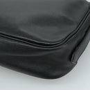 SAINT LAURENT Shoulder Bag Leather Black Auth ep7219-15