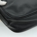 SAINT LAURENT Shoulder Bag Leather Black Auth ep7219-16