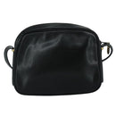 SAINT LAURENT Shoulder Bag Leather Black Auth ep7219-2