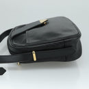 SAINT LAURENT Shoulder Bag Leather Black Auth ep7219-3