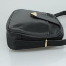 SAINT LAURENT Shoulder Bag Leather Black Auth ep7219-4