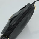 SAINT LAURENT Shoulder Bag Leather Black Auth ep7219-6