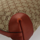 GUCCI GG Canvas Tote Bag Beige Brown Auth ep7226-9