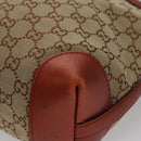 GUCCI GG Canvas Tote Bag Beige Brown Auth ep7226-14