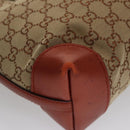 GUCCI GG Canvas Tote Bag Beige Brown Auth ep7226-15
