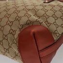 GUCCI GG Canvas Tote Bag Beige Brown Auth ep7226-16