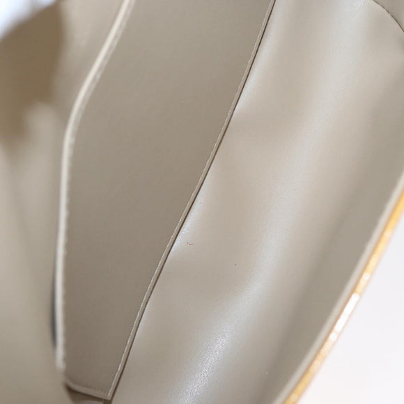 LOUIS VUITTON Monogram Vernis Thompson Street Bag Beige M91301 LV Auth ep7248