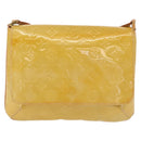 LOUIS VUITTON Monogram Vernis Thompson Street Bag Beige M91301 LV Auth ep7248-2