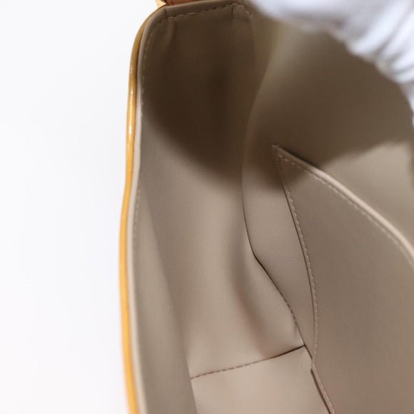 LOUIS VUITTON Monogram Vernis Thompson Street Bag Beige M91301 LV Auth ep7248