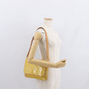 LOUIS VUITTON Monogram Vernis Thompson Street Bag Beige M91301 LV Auth ep7248-23