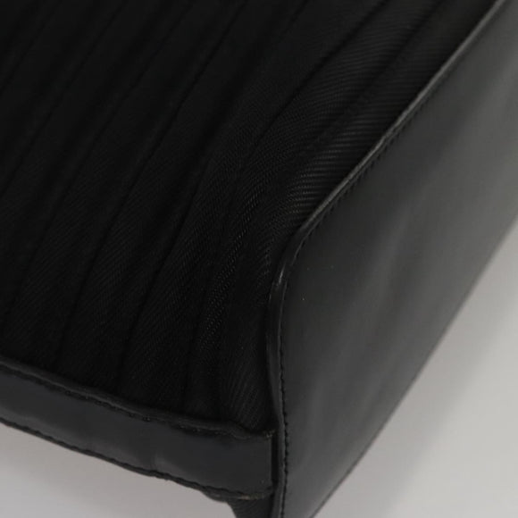 GUCCI Bamboo Hand Bag Nylon 2way Black Auth ep7254