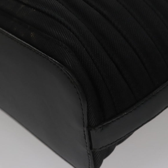 GUCCI Bamboo Hand Bag Nylon 2way Black Auth ep7254