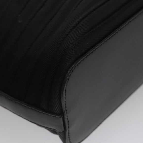 GUCCI Bamboo Hand Bag Nylon 2way Black Auth ep7254