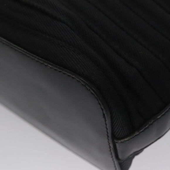 GUCCI Bamboo Hand Bag Nylon 2way Black Auth ep7254