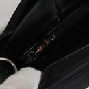 GUCCI Bamboo Hand Bag Nylon 2way Black Auth ep7254-10