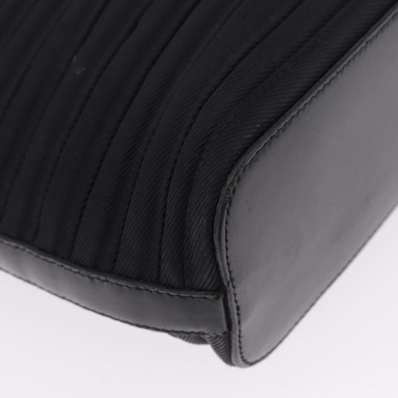 GUCCI Bamboo Hand Bag Nylon 2way Black Auth ep7254
