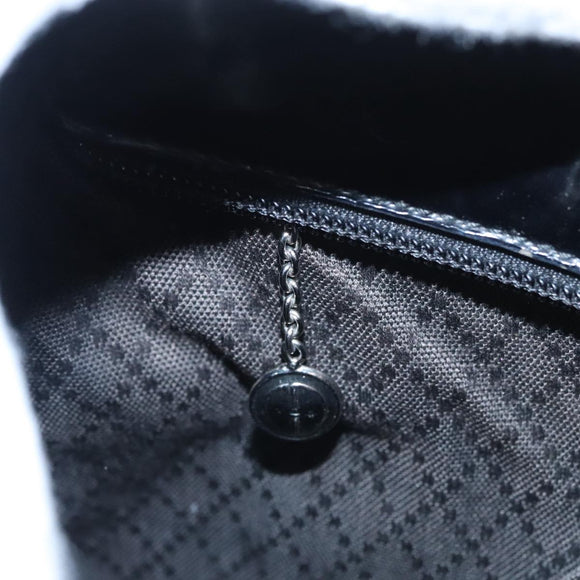 GUCCI Bamboo Hand Bag Nylon 2way Black Auth ep7254