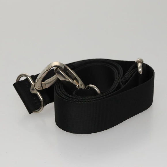 GUCCI Bamboo Hand Bag Nylon 2way Black Auth ep7254