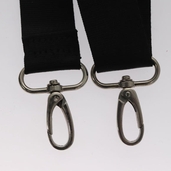 GUCCI Bamboo Hand Bag Nylon 2way Black Auth ep7254