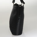 GUCCI Bamboo Hand Bag Nylon 2way Black Auth ep7254-3