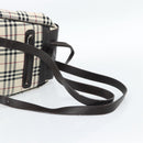 BURBERRY Nova Check Backpack Canvas Beige Brown Auth ep7277-5