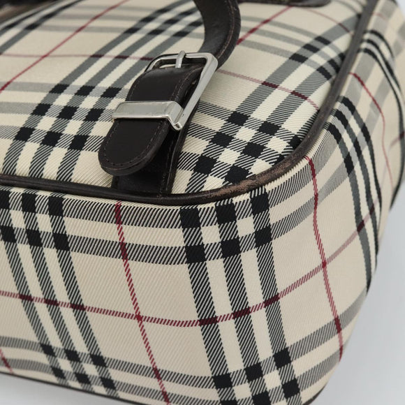 BURBERRY Nova Check Backpack Canvas Beige Brown Auth ep7277