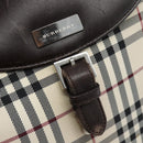 BURBERRY Nova Check Backpack Canvas Beige Brown Auth ep7277-21