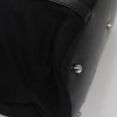 GUCCI Bamboo Hand Bag Nylon Black Auth ep7284-14